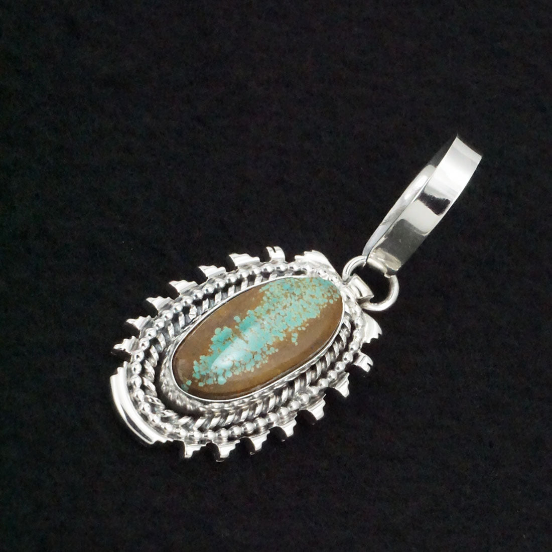 Randy Billy Turquoise & Sterling Silver Pendant