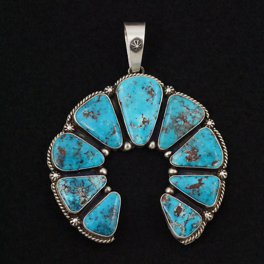 Kathleen Livingston Turquoise & Sterling Silver Pendant