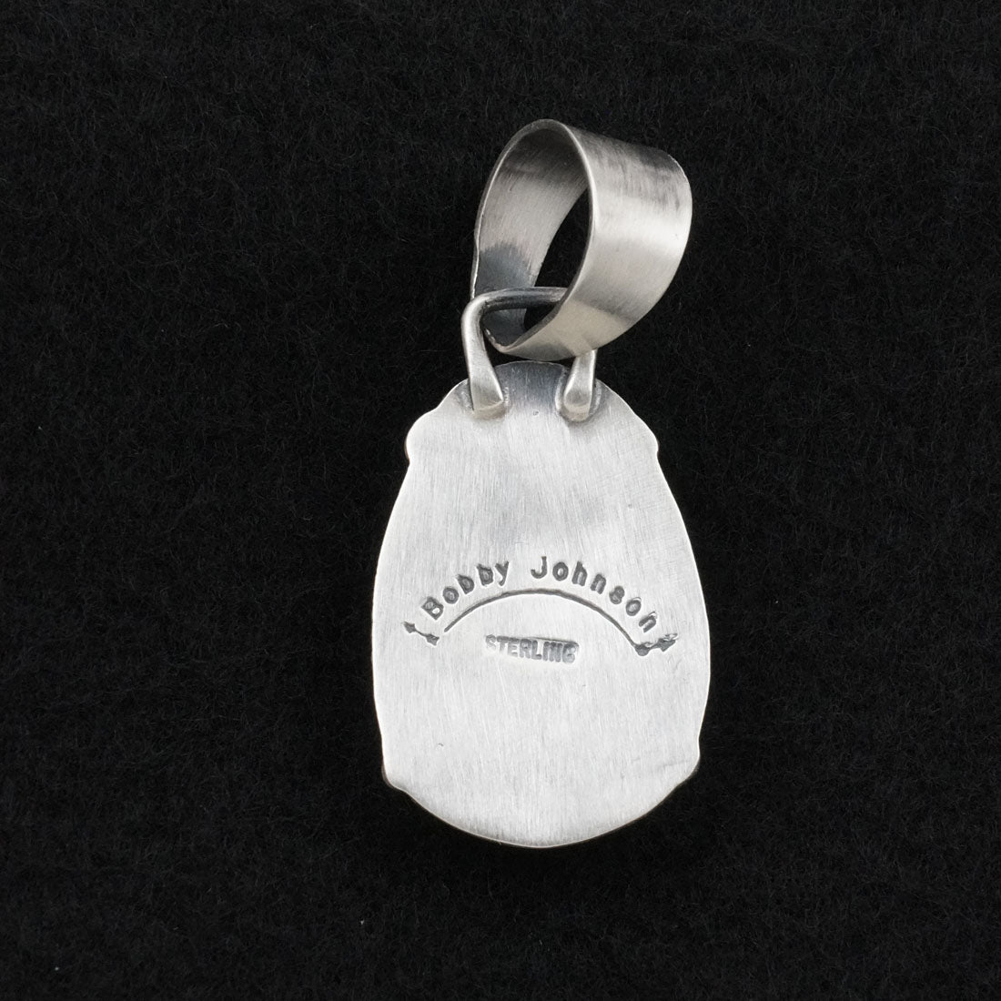 Bobby Johnson Turquoise & Sterling Silver Pendant