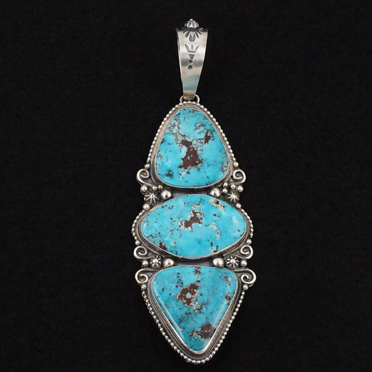 Kathleen Livingston Turquoise & Sterling Silver Pendant