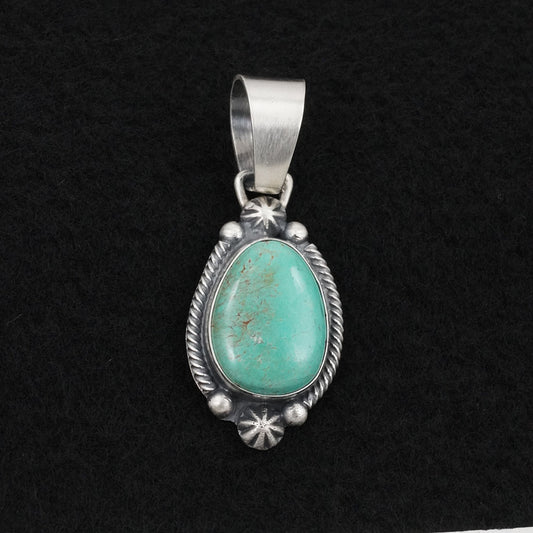 Bobby Johnson Turquoise & Sterling Silver Pendant