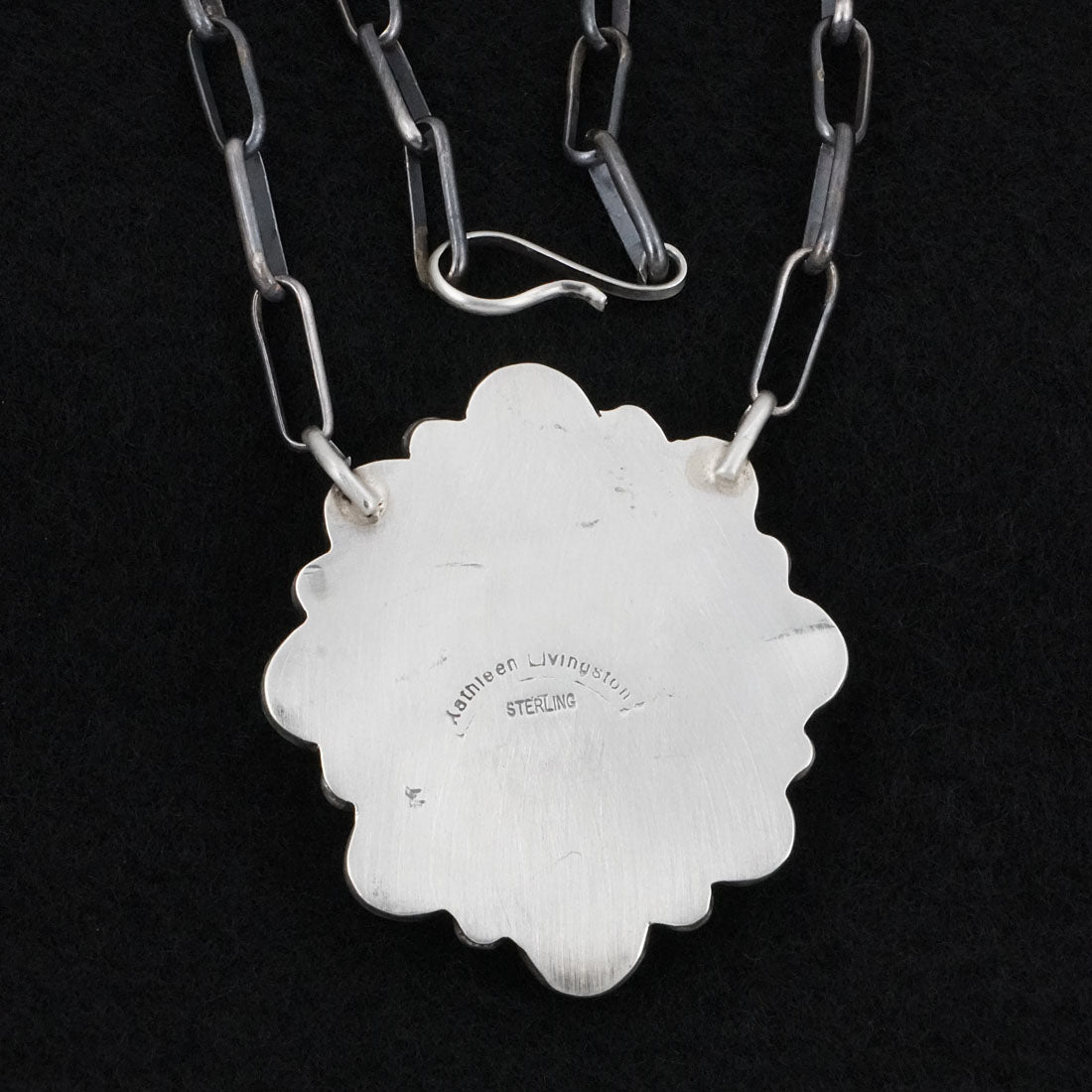 Kathleen Livingston Turquoise & Sterling Silver Necklace