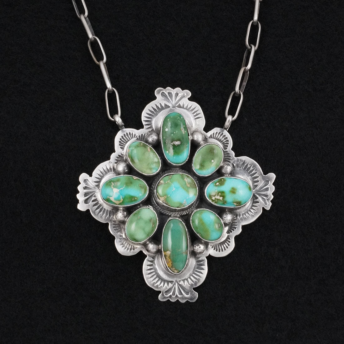 Darrin Livingston Turquoise & Sterling Silver Necklace