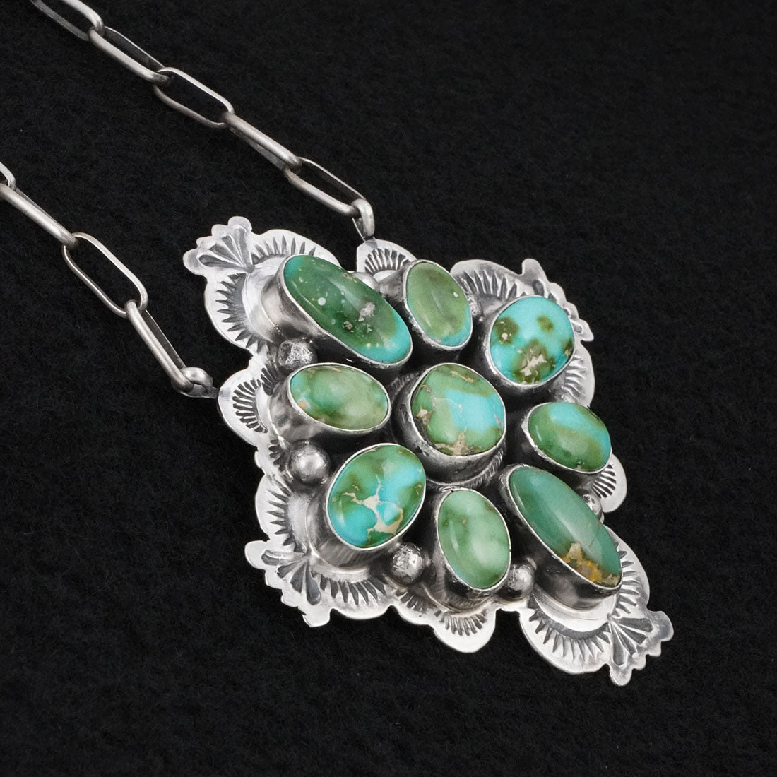 Darrin Livingston Turquoise & Sterling Silver Necklace