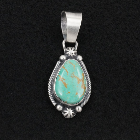 Bobby Johnson Turquoise & Sterling Silver Pendant