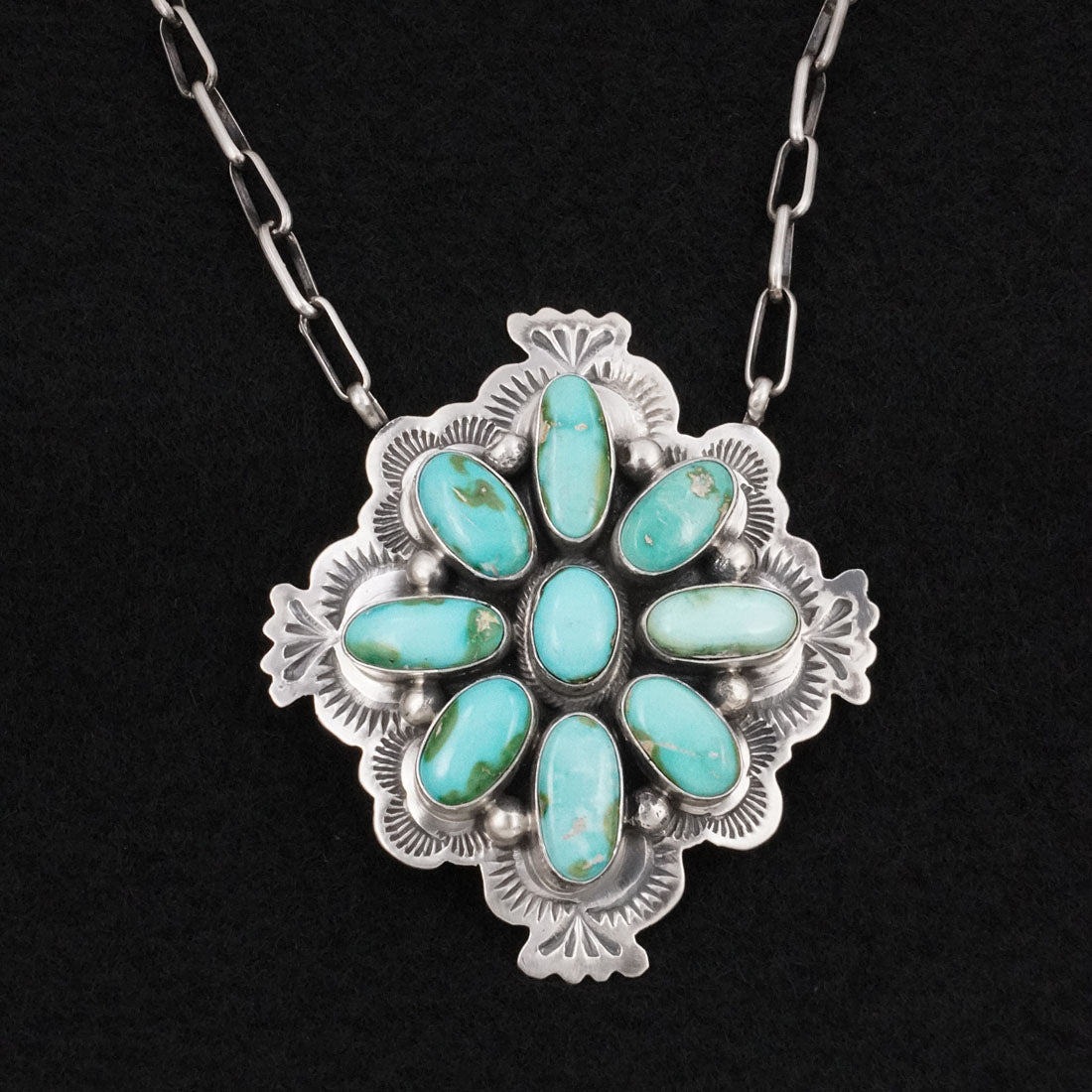Darrin Livingston Turquoise & Sterling Silver Necklace