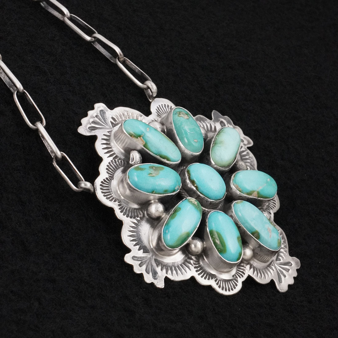 Darrin Livingston Turquoise & Sterling Silver Necklace