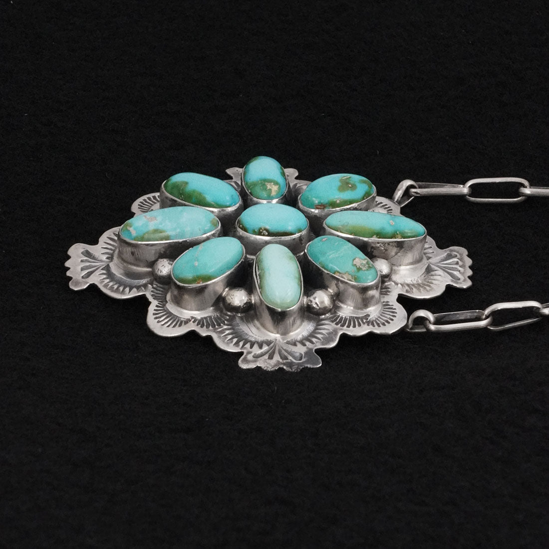 Darrin Livingston Turquoise & Sterling Silver Necklace