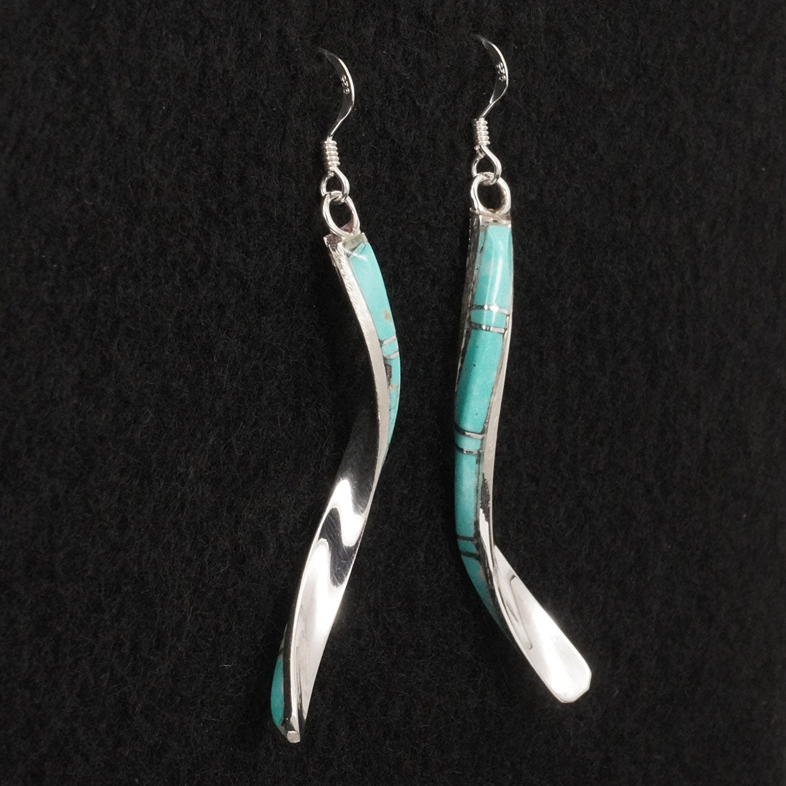 Terrance Panteah Turquoise & Sterling Silver Earrings