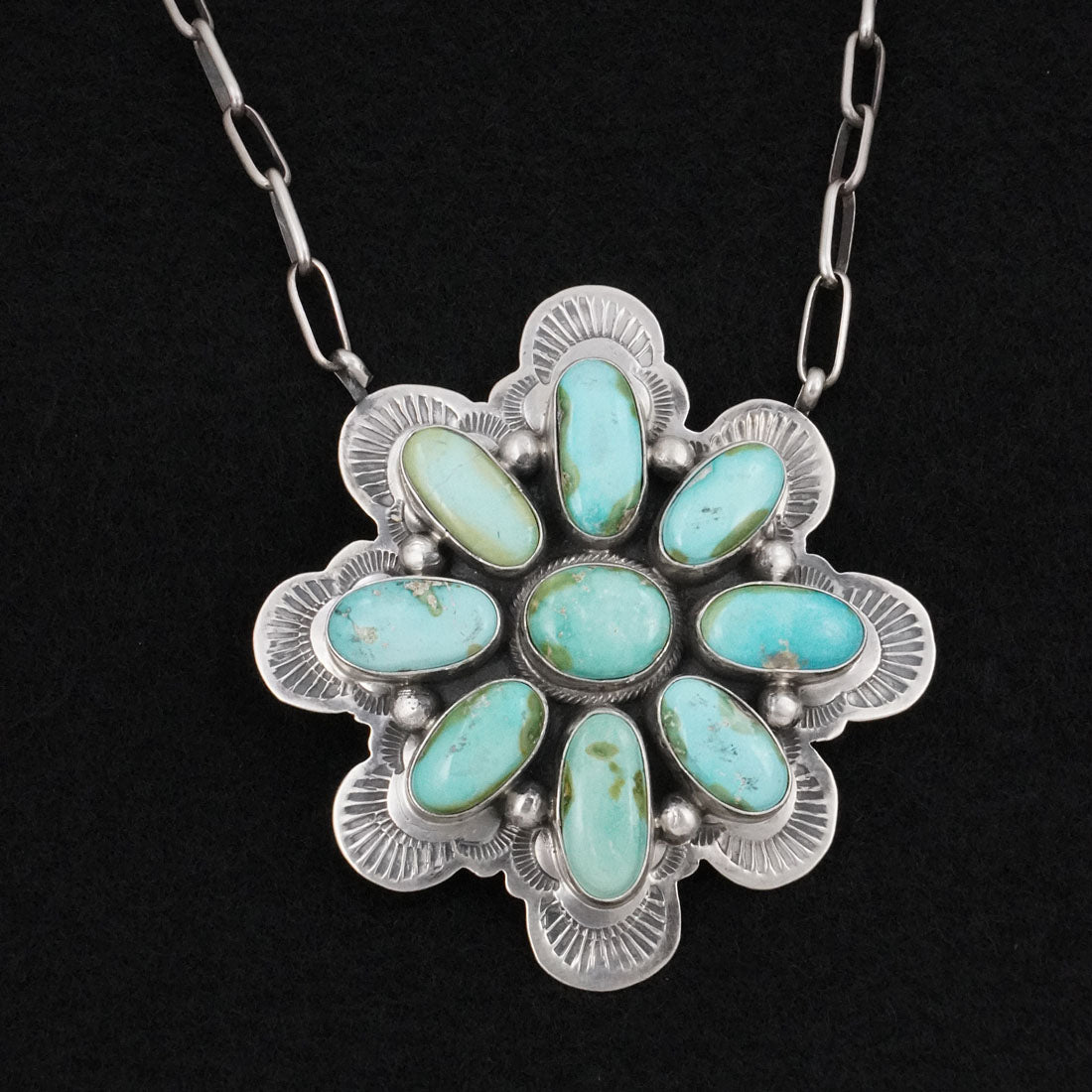 Darrin Livingston Turquoise & Sterling Silver Necklace