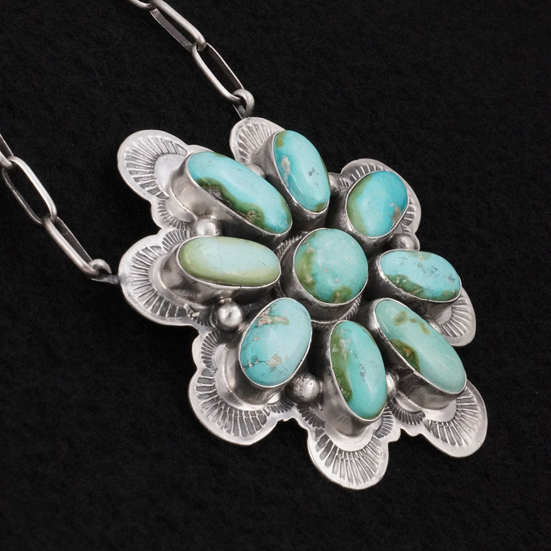 Darrin Livingston Turquoise & Sterling Silver Necklace