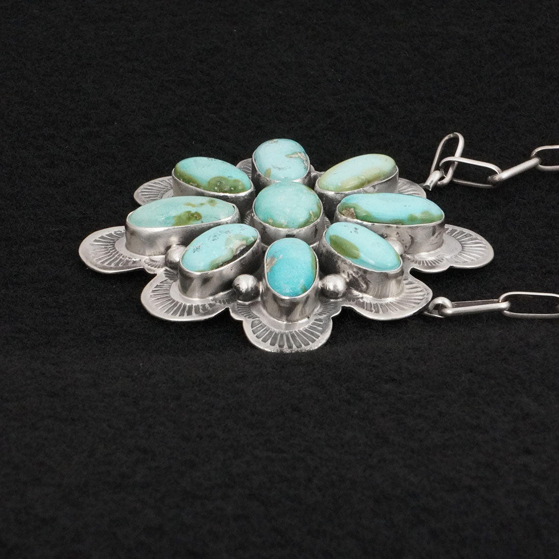 Darrin Livingston Turquoise & Sterling Silver Necklace