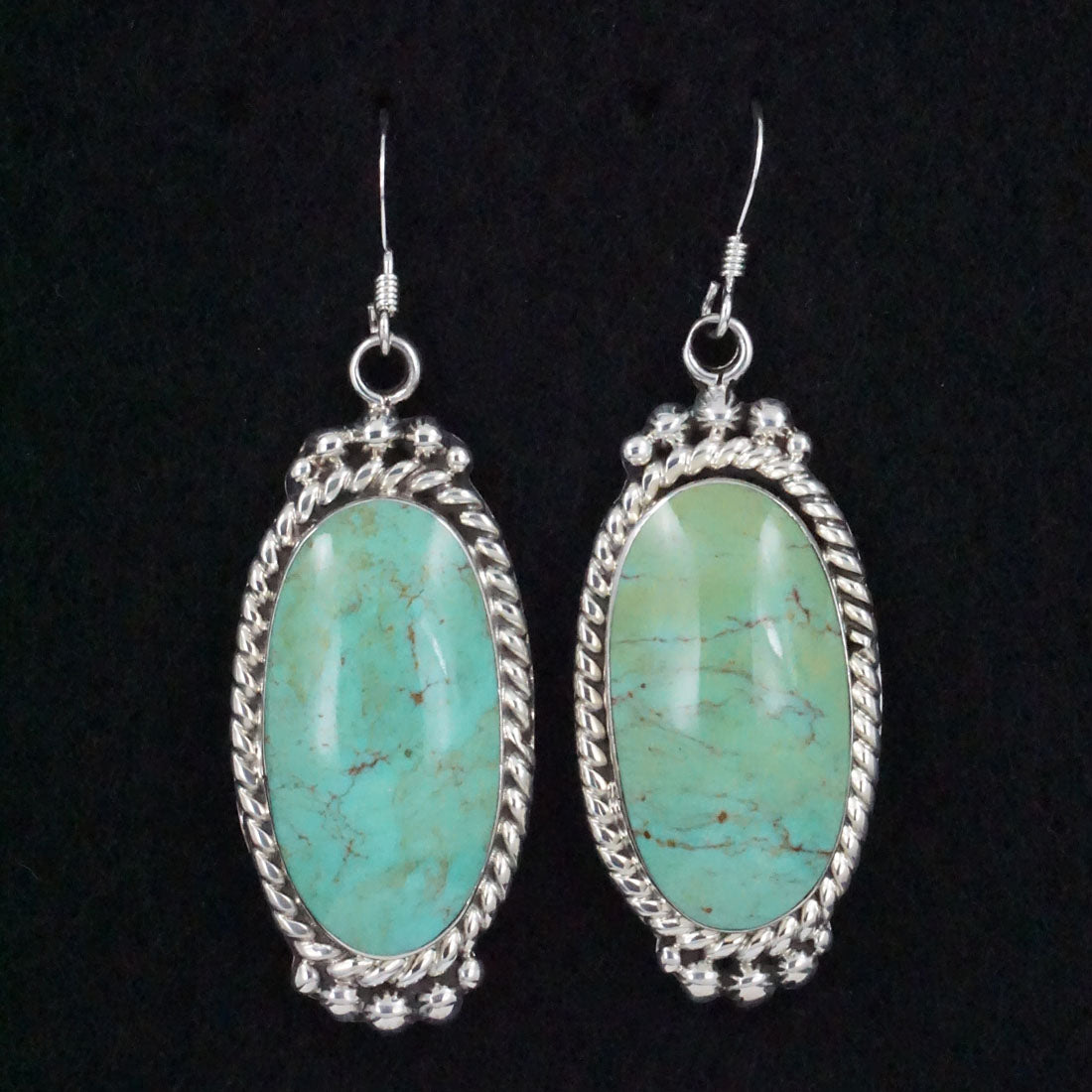 Gregg Yazzie Turquoise & Sterling Silver Earrings