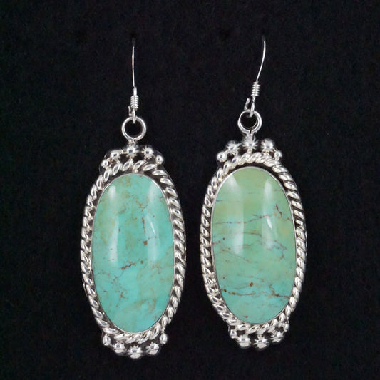 Gregg Yazzie Turquoise & Sterling Silver Earrings