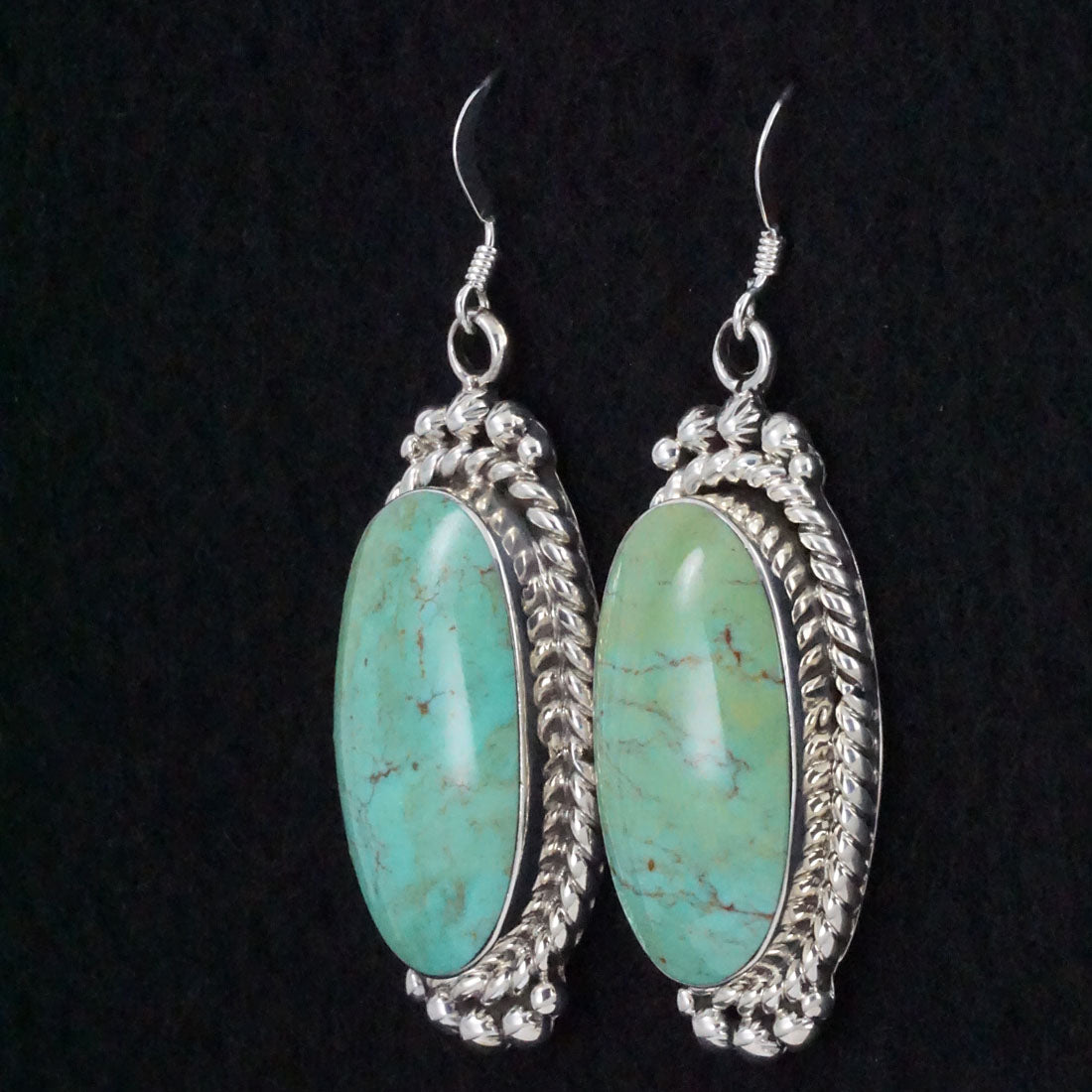 Gregg Yazzie Turquoise & Sterling Silver Earrings