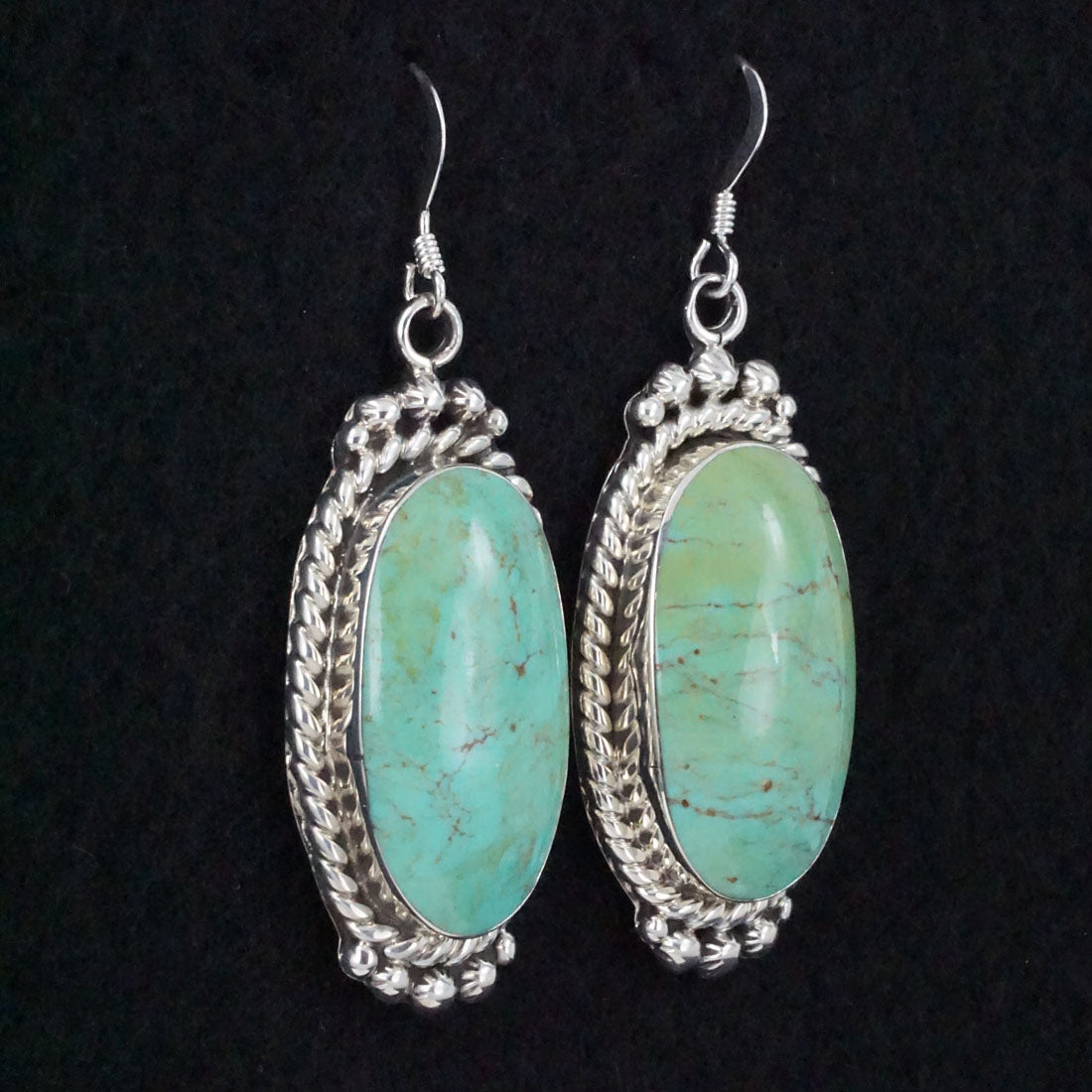 Gregg Yazzie Turquoise & Sterling Silver Earrings