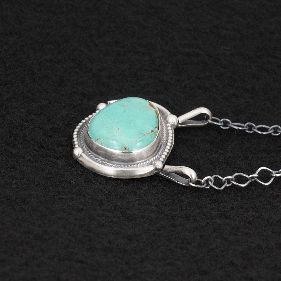 Bobby Johnson Turquoise & Sterling Silver Necklace