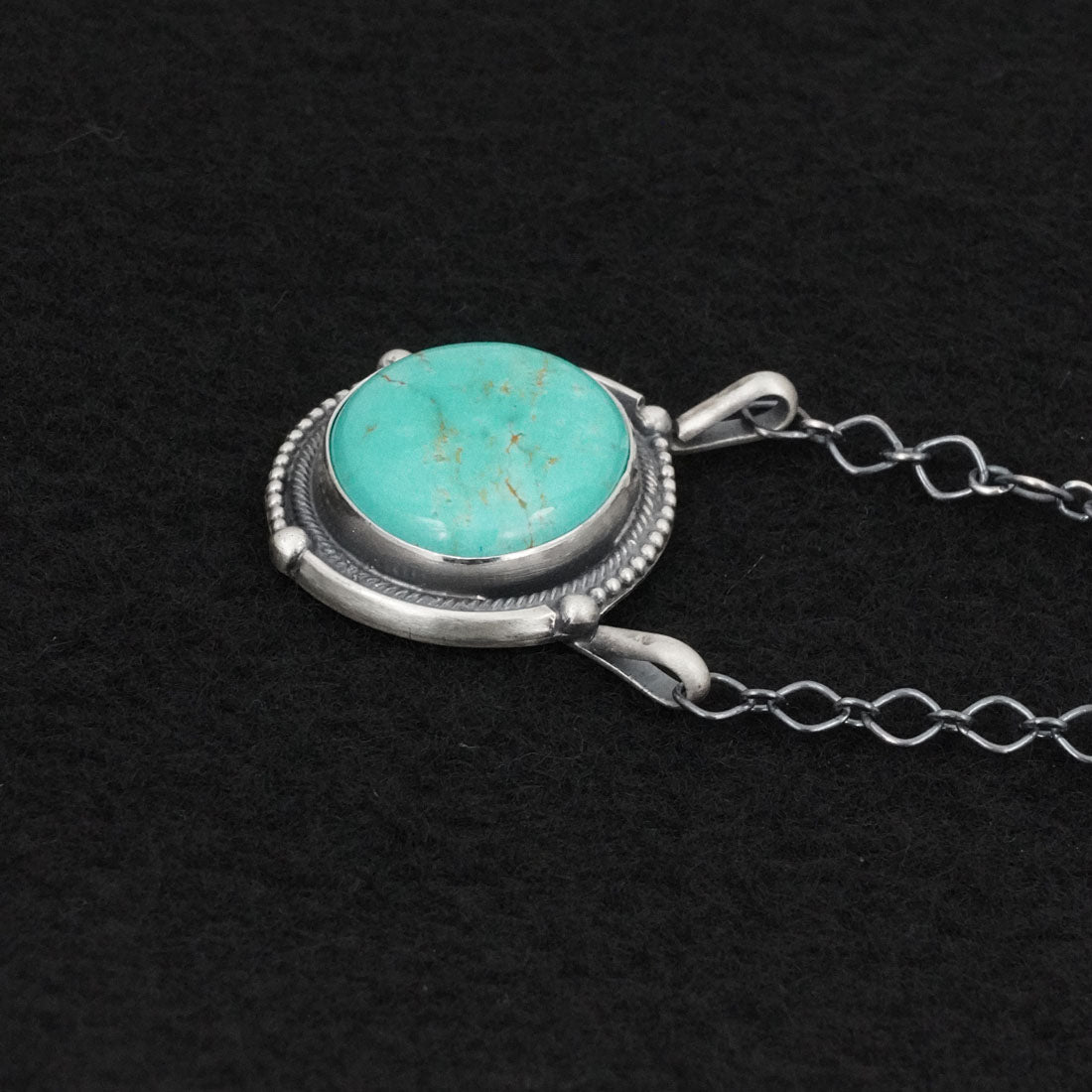 Bobby Johnson Turquoise & Sterling Silver Necklace