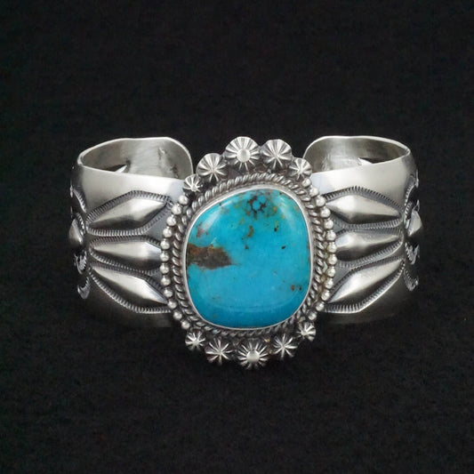 Raymond Delgarito Turquoise & Sterling Silver Bracelet