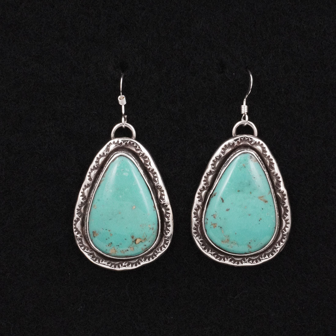 Danny Henio Turquoise & Sterling Silver Earrings