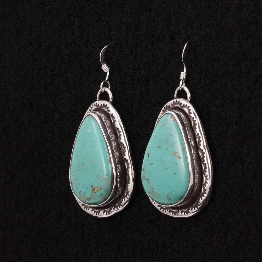 Danny Henio Turquoise & Sterling Silver Earrings