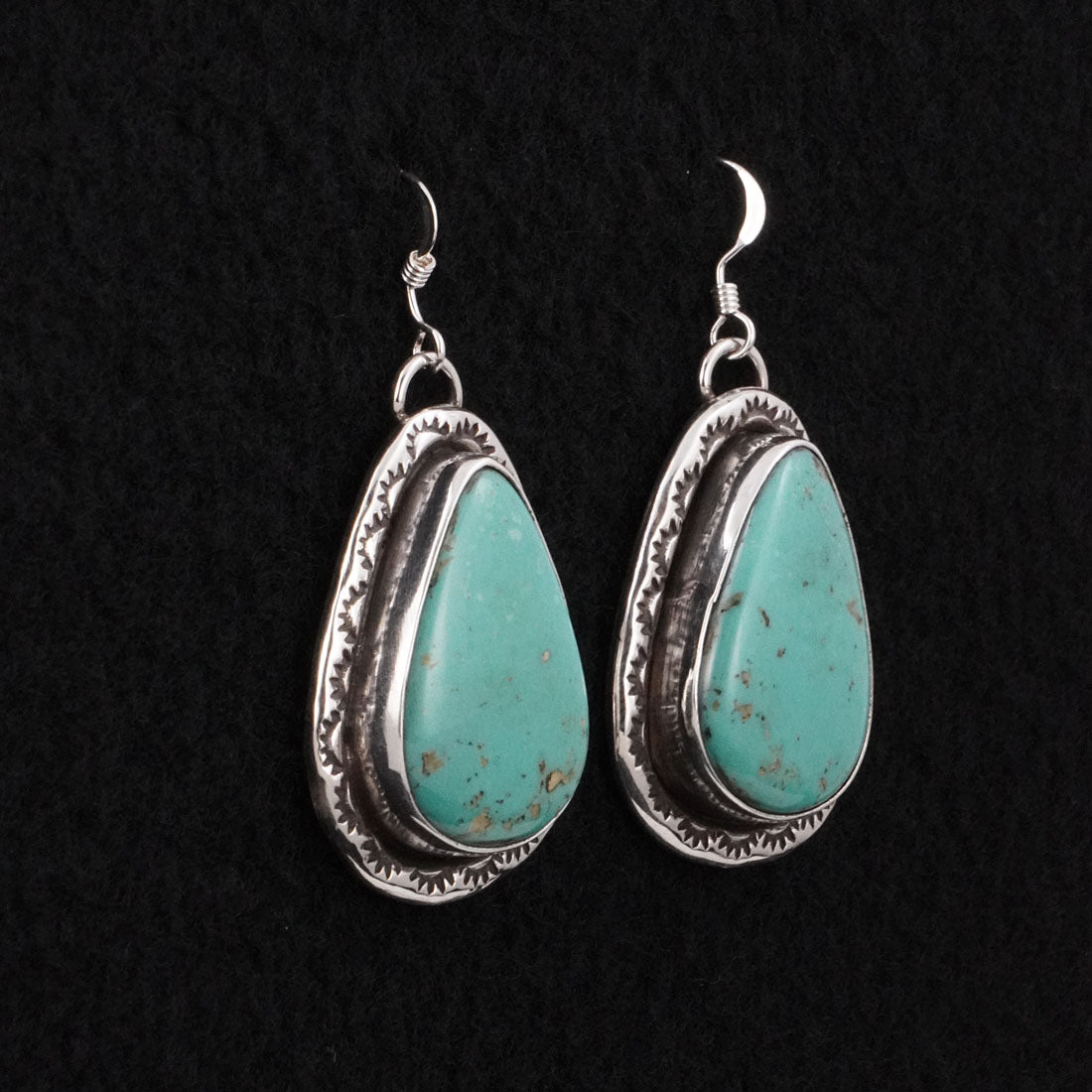 Danny Henio Turquoise & Sterling Silver Earrings