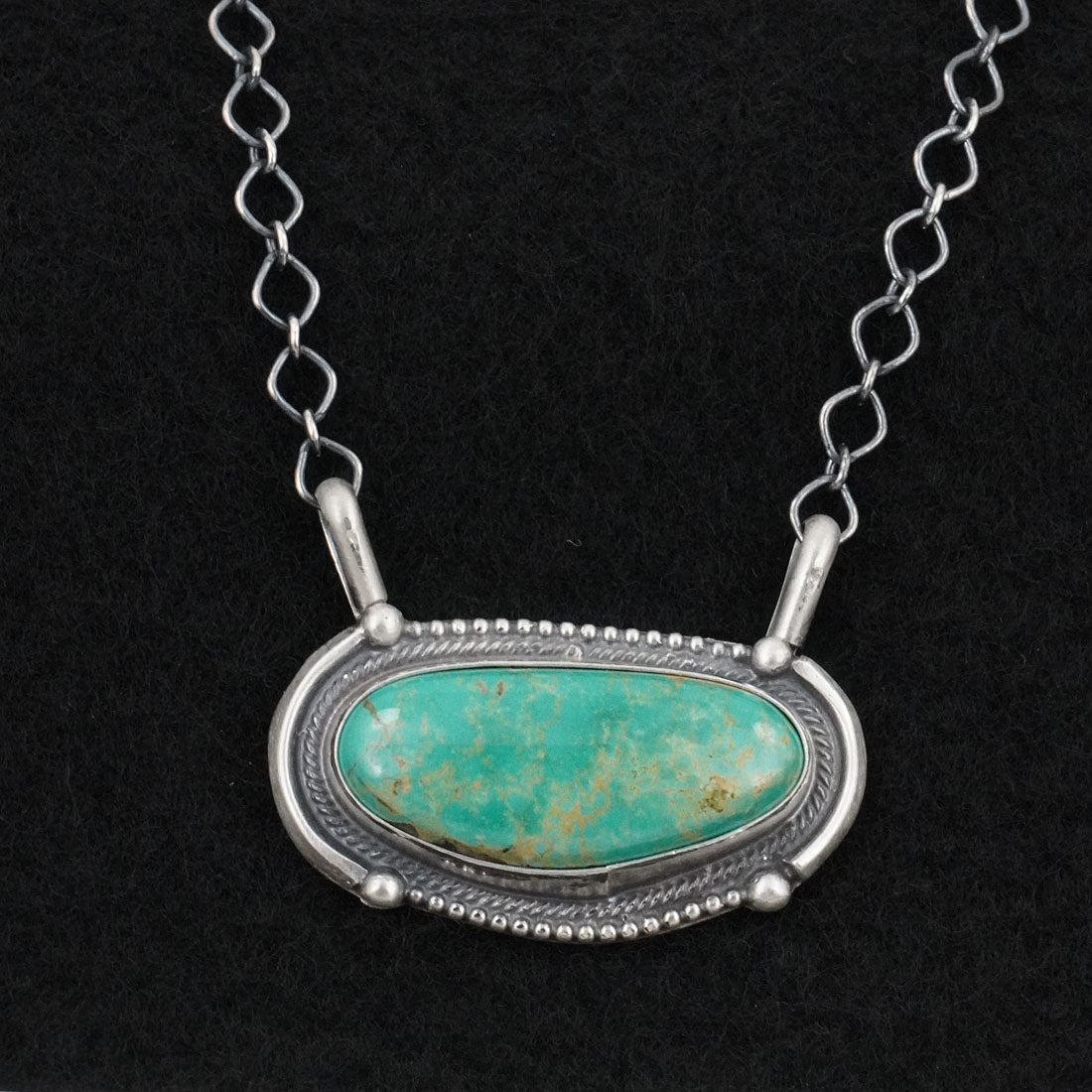 Bobby Johnson Turquoise & Sterling Silver Necklace