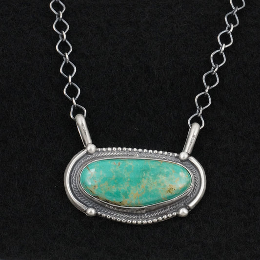 Bobby Johnson Turquoise & Sterling Silver Necklace