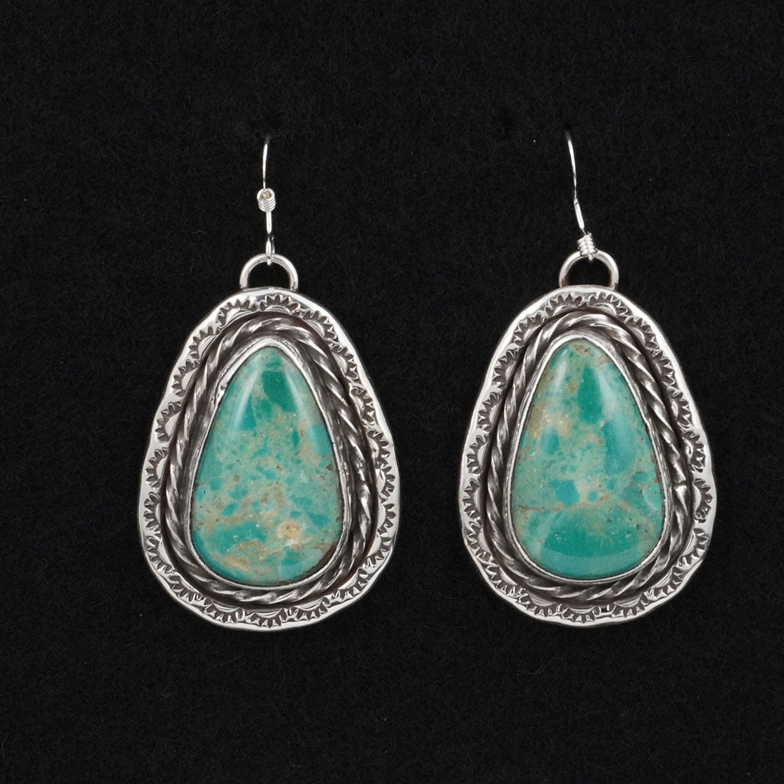 Danny Henio Turquoise & Sterling Silver Earrings