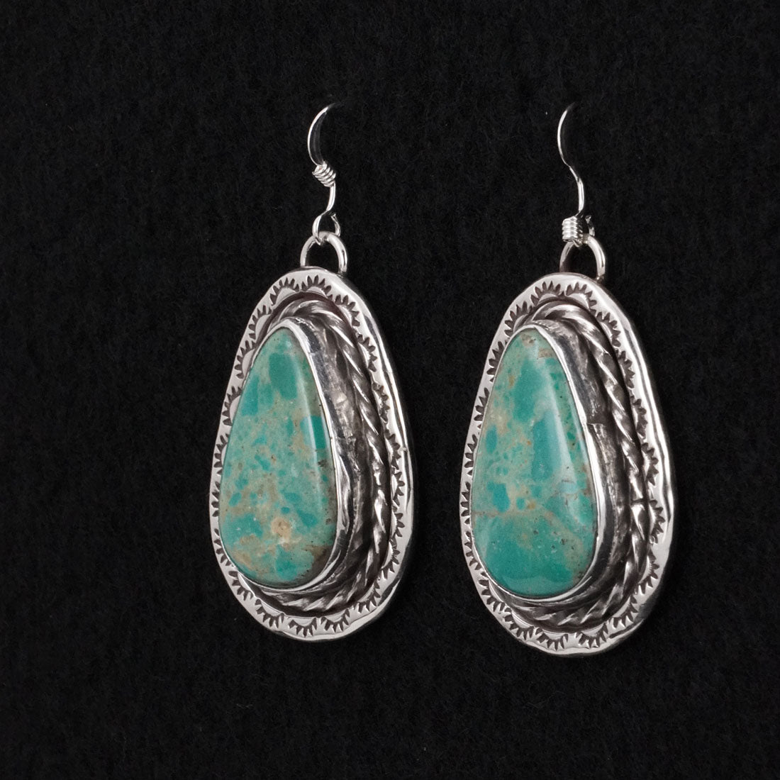 Danny Henio Turquoise & Sterling Silver Earrings