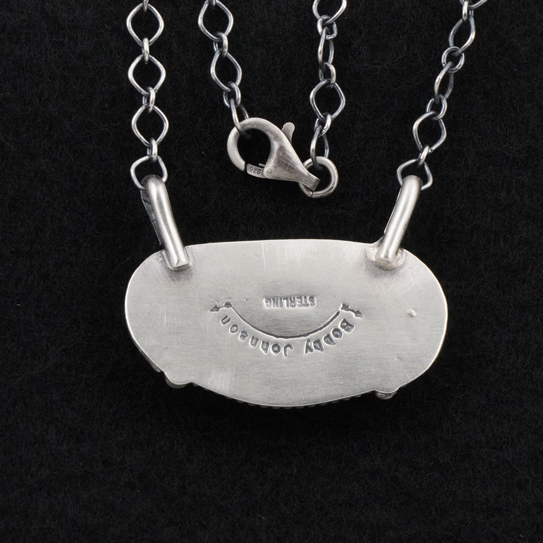 Bobby Johnson Turquoise & Sterling Silver Necklace