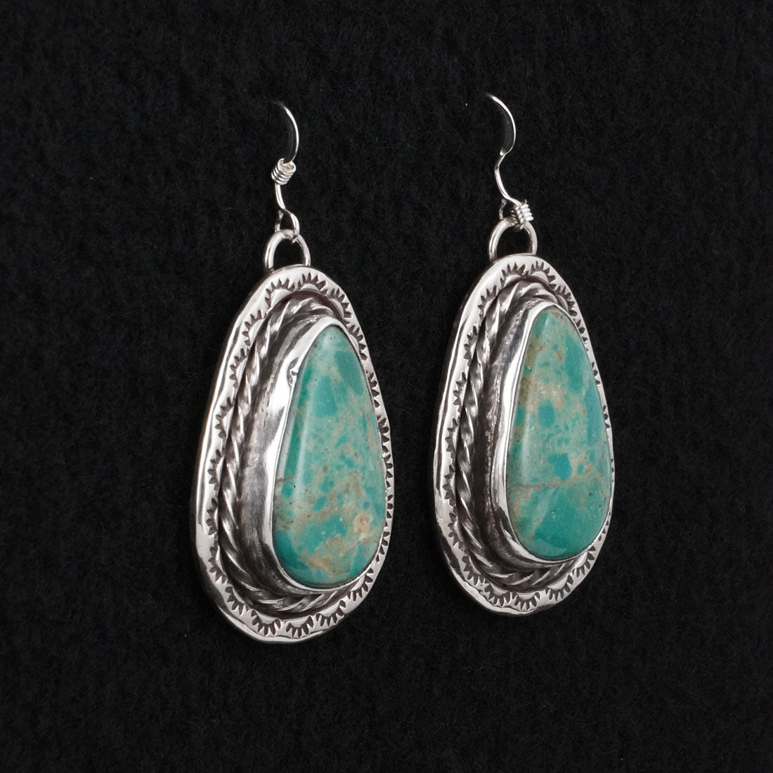 Danny Henio Turquoise & Sterling Silver Earrings