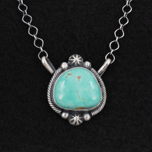 Bobby Johnson Turquoise & Sterling Silver Necklace