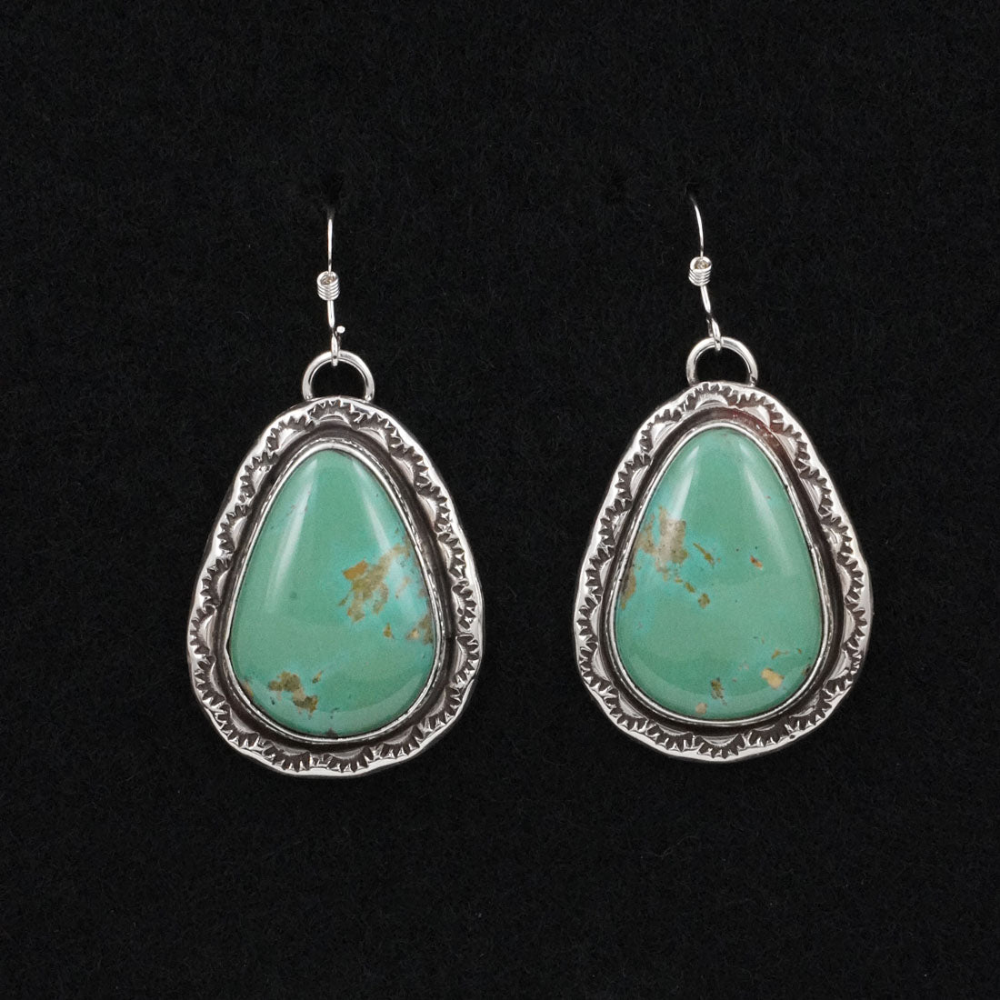 Danny Henio Turquoise & Sterling Silver Earrings