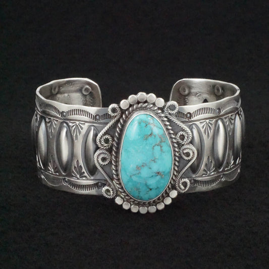 Raymond Delgarito Turquoise & Sterling Silver Bracelet
