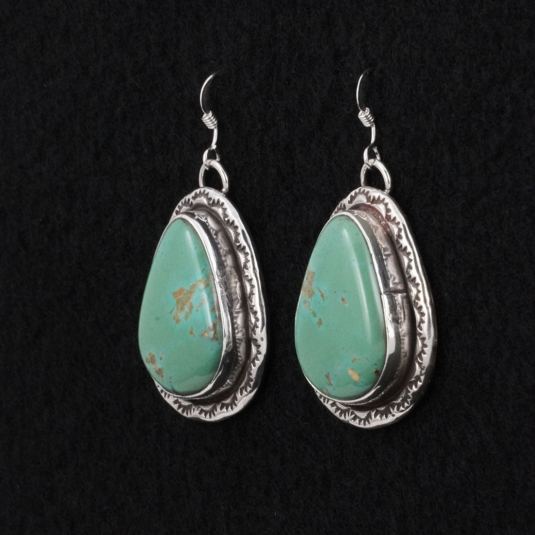 Danny Henio Turquoise & Sterling Silver Earrings