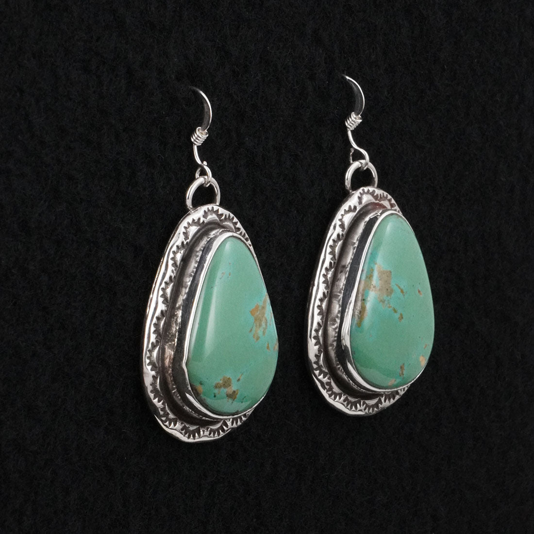 Danny Henio Turquoise & Sterling Silver Earrings