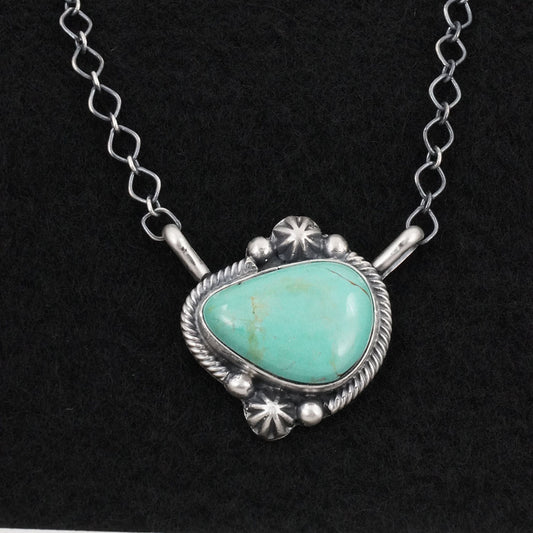 Bobby Johnson Turquoise & Sterling Silver Necklace