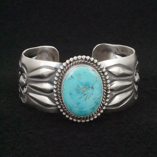 Raymond Delgarito Turquoise & Sterling Silver Bracelet