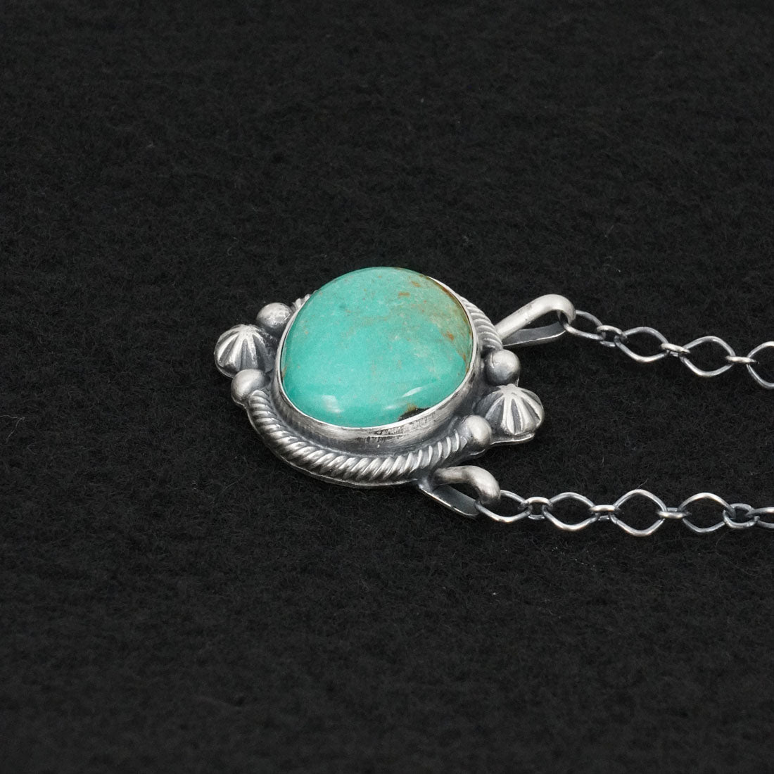 Bobby Johnson Turquoise & Sterling Silver Necklace
