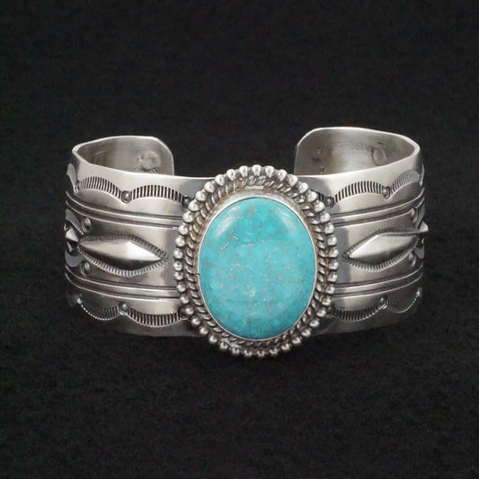 Raymond Delgarito Turquoise & Sterling Silver Bracelet