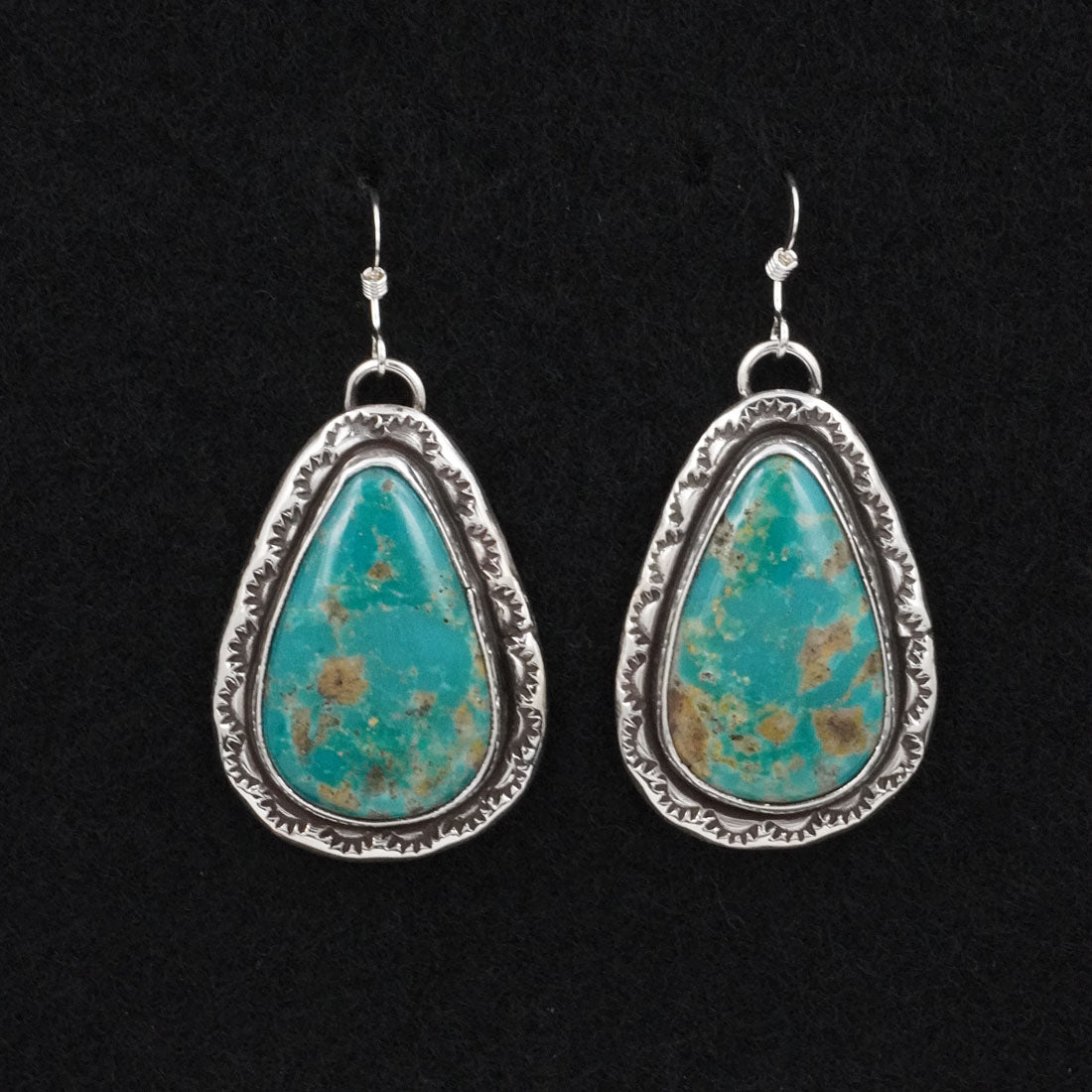 Danny Henio Turquoise & Sterling Silver Earrings