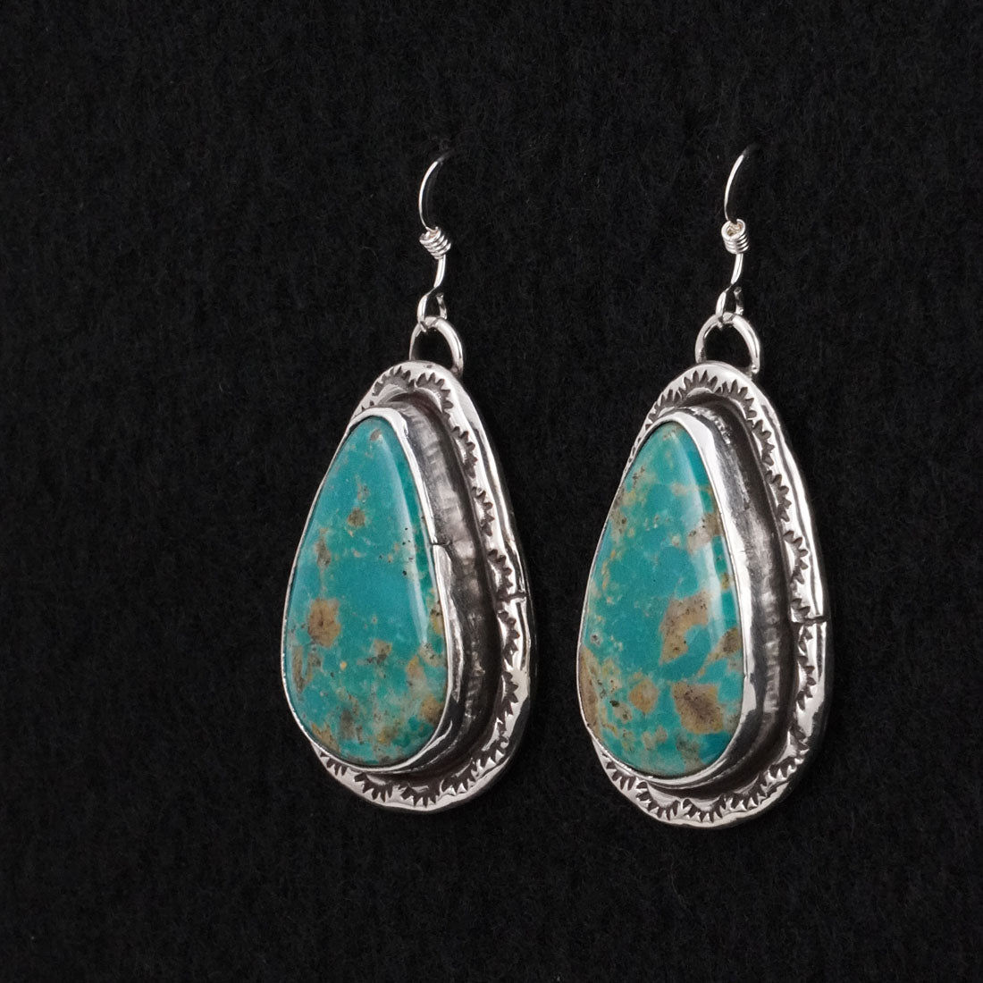 Danny Henio Turquoise & Sterling Silver Earrings
