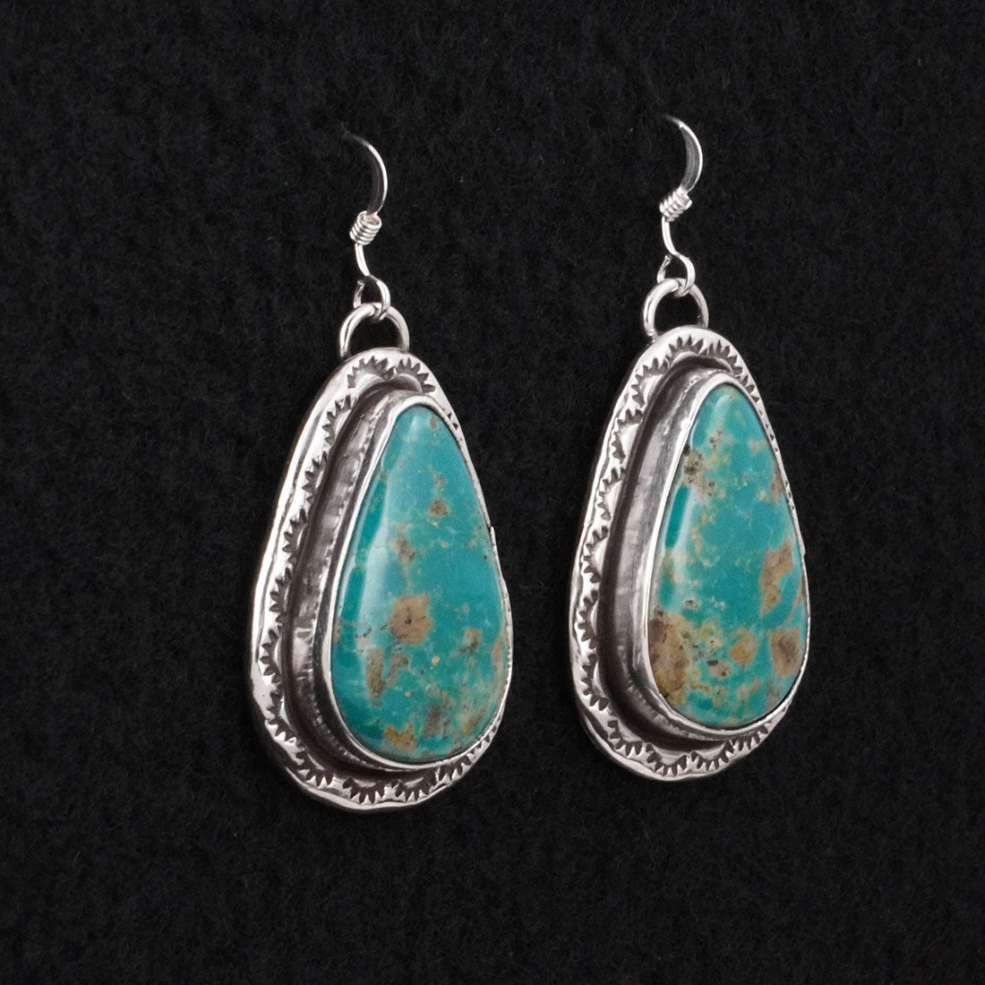 Danny Henio Turquoise & Sterling Silver Earrings