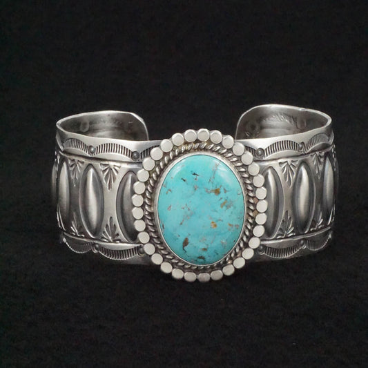 Raymond Delgarito Turquoise & Sterling Silver Bracelet