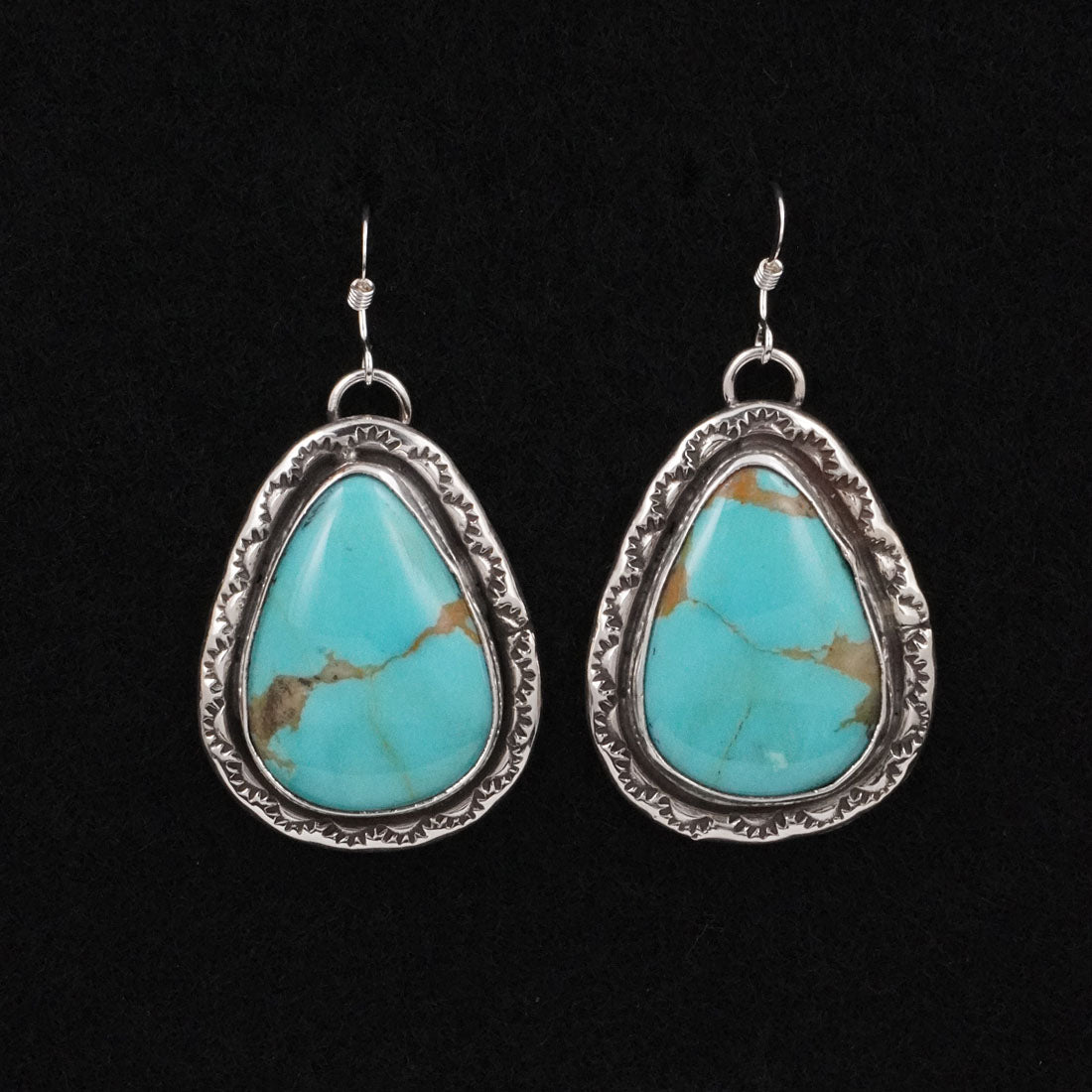 Danny Henio Turquoise & Sterling Silver Earrings