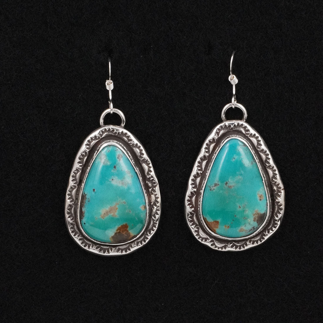 Danny Henio Turquoise & Sterling Silver Earrings