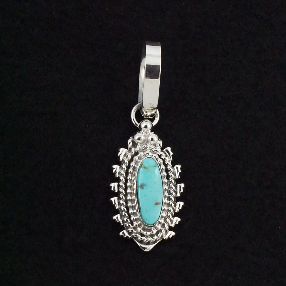 Randy Billy Turquoise & Sterling Silver Pendant