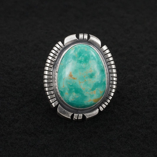 Thomas Francisco Turquoise & Sterling Silver Ring Sz. 5.5