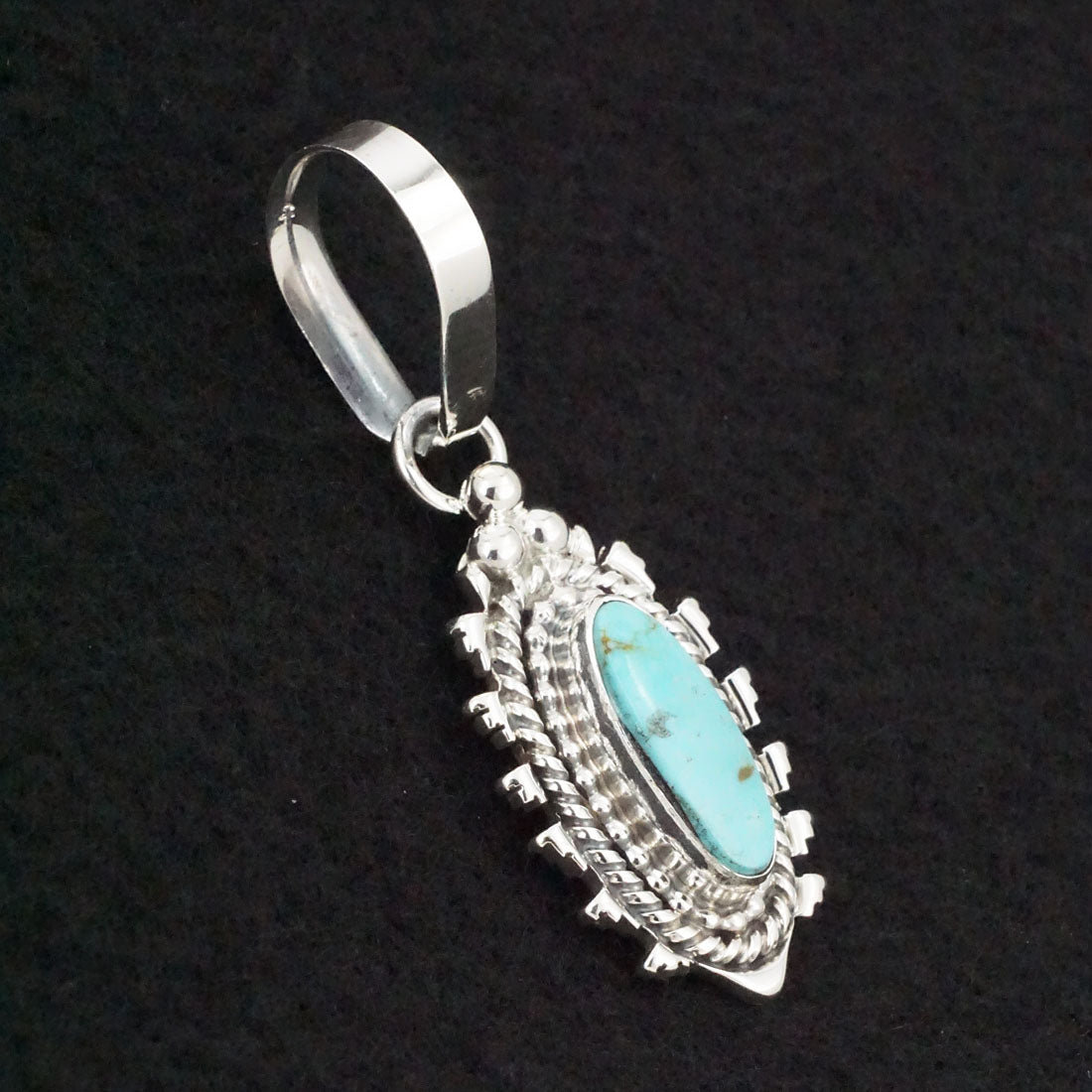 Randy Billy Turquoise & Sterling Silver Pendant